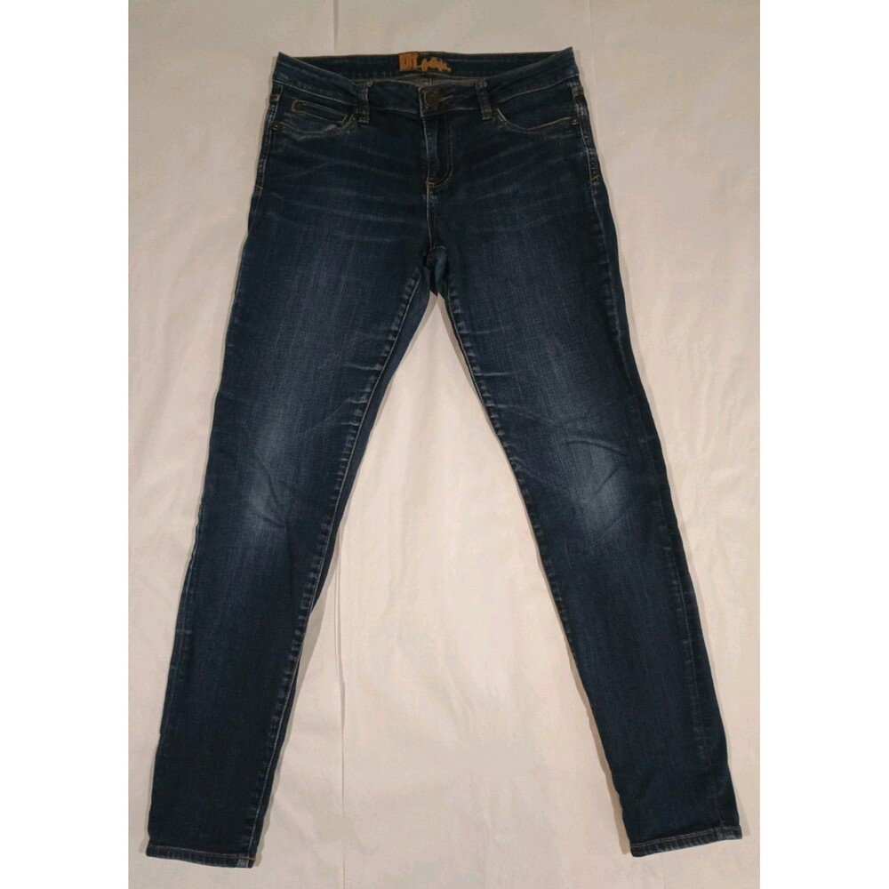 KUT from the Kloth Diana Skinny Jeans Dark Wash Faded Stretch Womens Size 6
